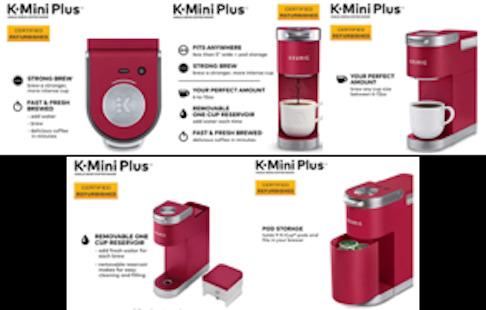Keurig K-Mini Plus Coffee Maker, Certified Refurbished, Black (Renewed) customer photo 2
