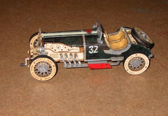 ROKR 3D Wooden Puzzle for Adults-Mechanical Car Model Kits-Brain Teaser Puzzles-Vehicle Building Kits-Unique Gift for Adults on Birthday/Christmas Day(1:16 Scale)(MC401-Grand Prix Car) customer photo 1