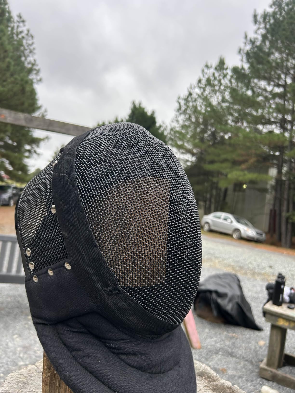 LEONARK Armoury Hema Helmet- Fencing Coach Mask - CE 350N Certified National Grade Masque - Fencing Protective Gear with Storage Bag customer photo 1