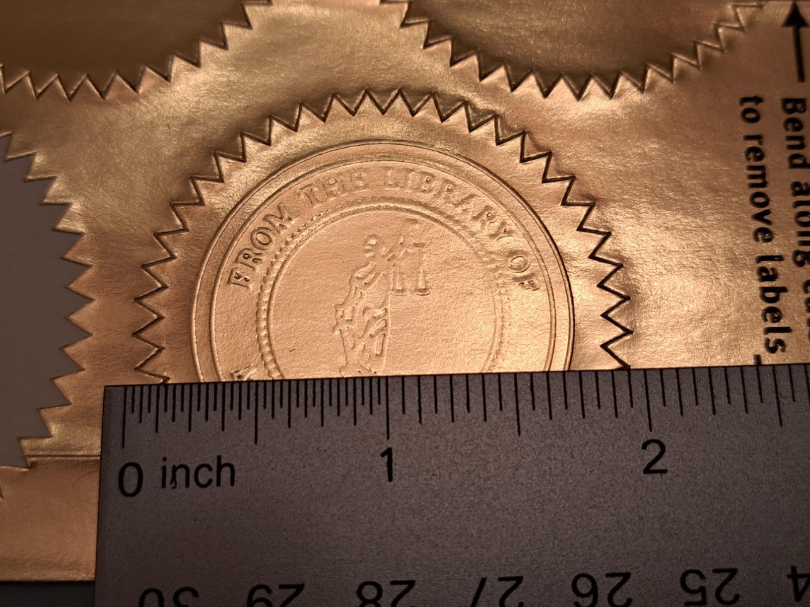 Official Seal Embosser - Custom Notary Embosser, Book & Library Stamp, 1 5/8