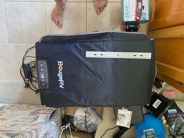 BougeRV 12V Portable Refrigerator Fridge Freezer Portable Car Fridge 53 Quart Electric Cooler12V/24V DC 110~240 V AC for RV Truck Jeep Pickup SUV Van Boat Camping Tailgating Road Trip Outdoor Travel customer photo 1