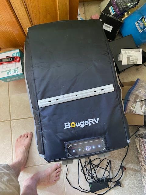 BougeRV 12V Portable Refrigerator Fridge Freezer Portable Car Fridge 53 Quart Electric Cooler12V/24V DC 110~240 V AC for RV Truck Jeep Pickup SUV Van Boat Camping Tailgating Road Trip Outdoor Travel customer photo 2