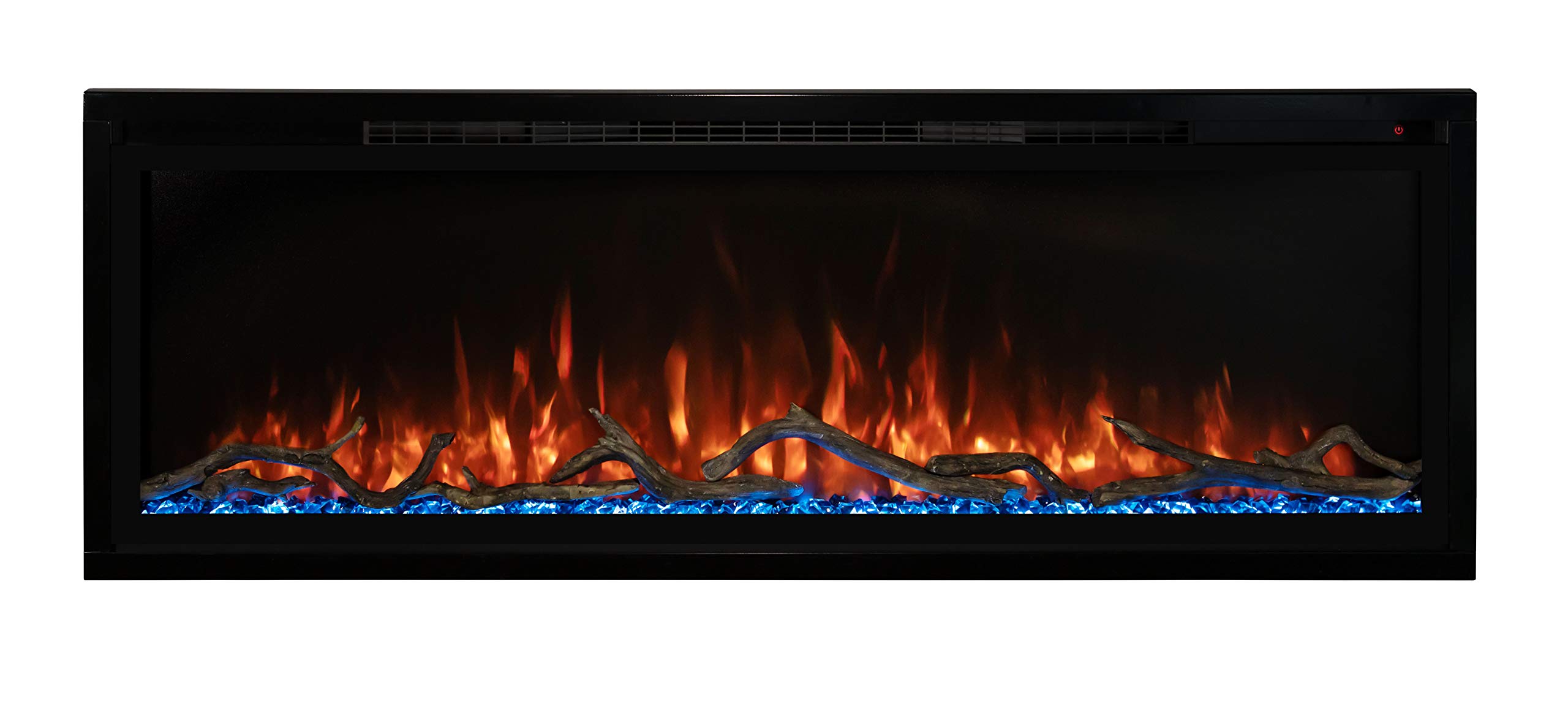 Modern Flames Spectrum Slimline Reliable Electric Fireplace | Customizable Hybrid-FX Flame LED Light Ambience | Remote Controlled | 60 Inch customer photo 1