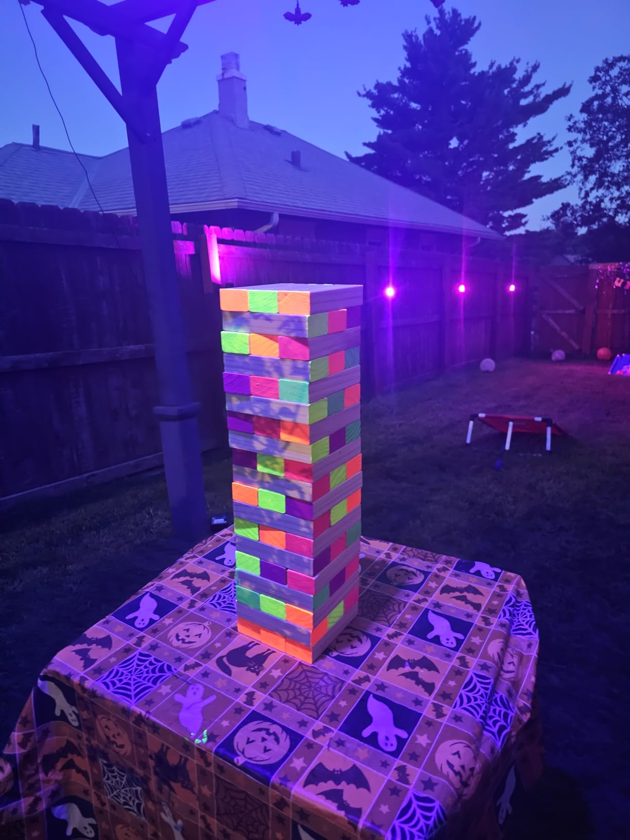 Giant Tumble Tower Games for Kids and Adults 57 Blocks New Zealand Pine Wooden Blocks Stacking to Over 4.2FT Family Game for Indoors Outdoors Yard Games for Family customer photo 1