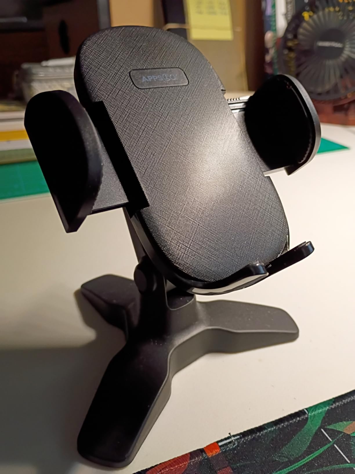 APPS2Car Heavy Duty Phone Stand - Adjustable Desktop Holder for Video Calls, Compatible with 4.7-6.8