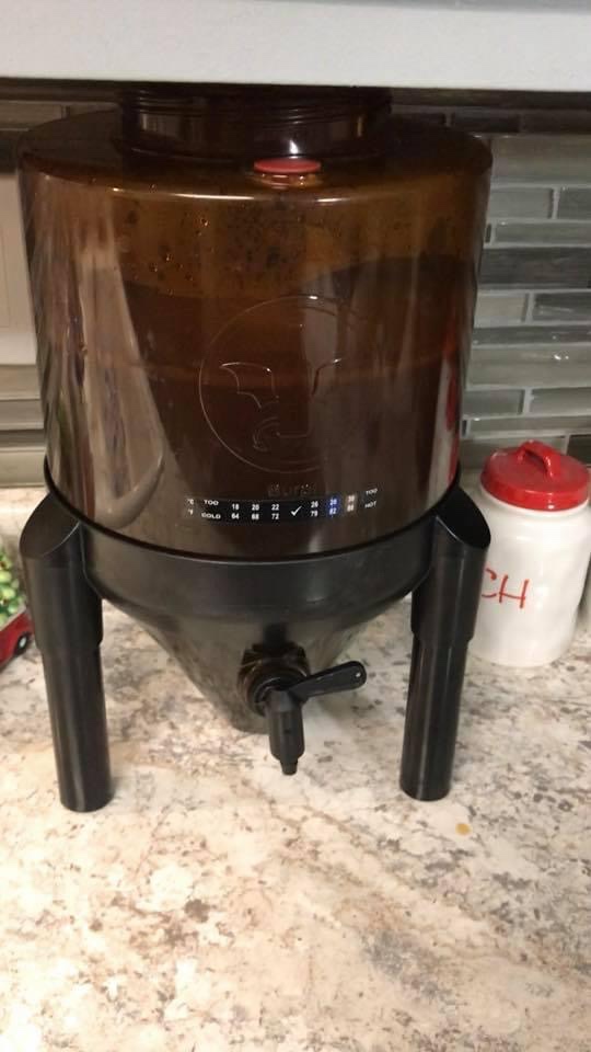 Premium Beer Making Kit w/Bottles - NO AIRLOCK OR SIPHON REQUIRED - Conical Fermenter Eliminates Sediment and Makes Great Tasting Beer at Home - Includes our 2 Gal. American Ale Recipe customer photo 1