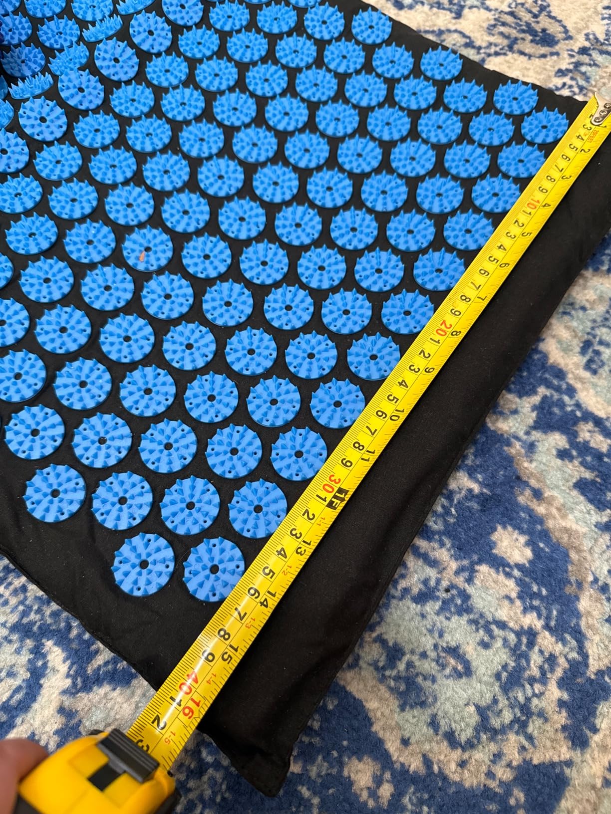 Acupressure Mat and Pillow Set for Lower Back Pain Relief & Muscle Relaxation - Acupuncture Mattress + Spiky Ball Massage Set customer photo 2