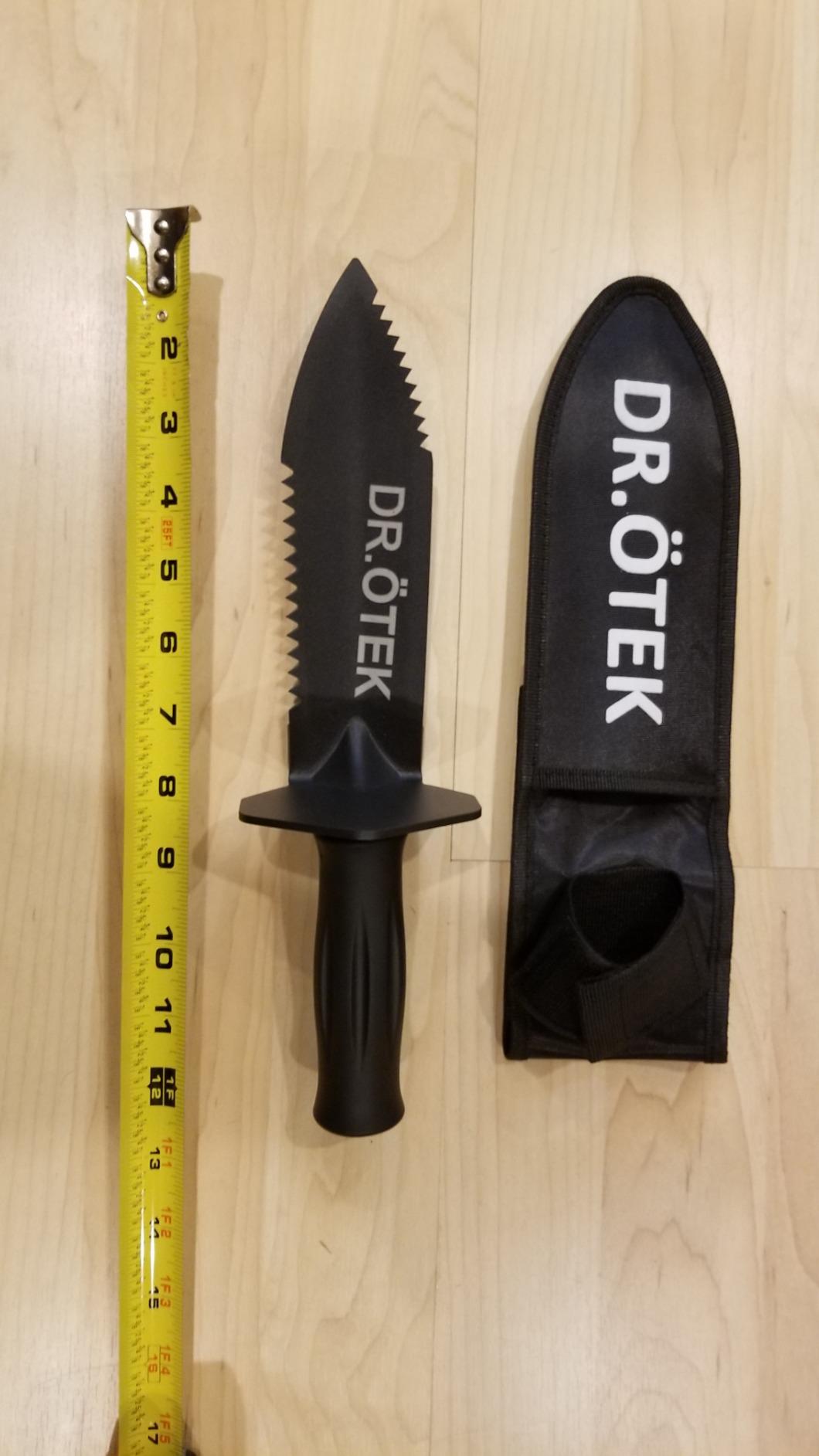 DR.ÖTEK Metal Detector Shovel for Digging, Heavy Duty Double Serrated Digging Tool with Carry Sheath customer photo 2