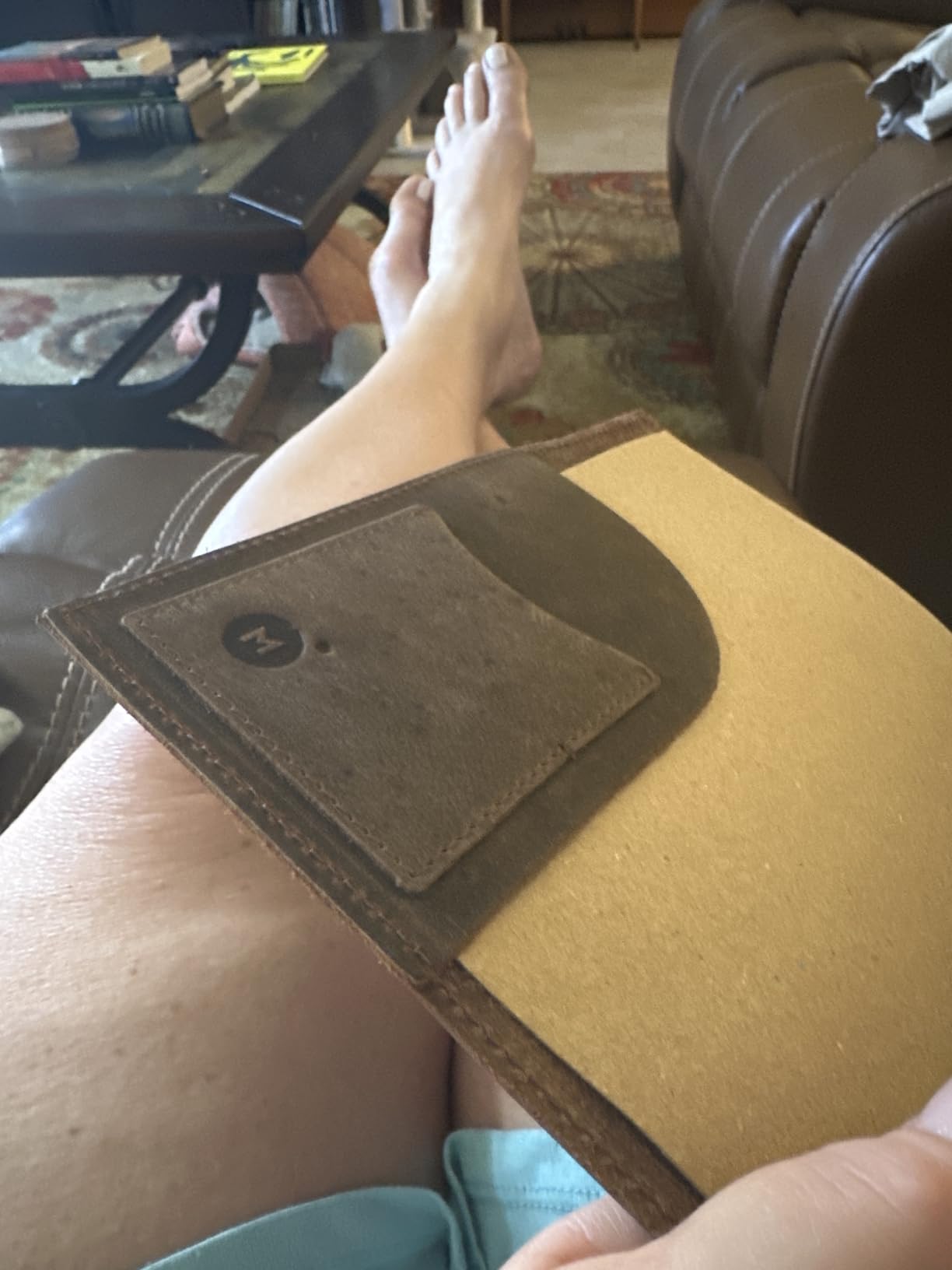 moonster Refillable Leather Journal Lined Notebook - Embossed Tree of Life, Handmade Genuine Leather Notebook for Men & Women with Pen Holder - Includes Premium-Milled A5 Lined Paper & Luxury Pen customer photo 2