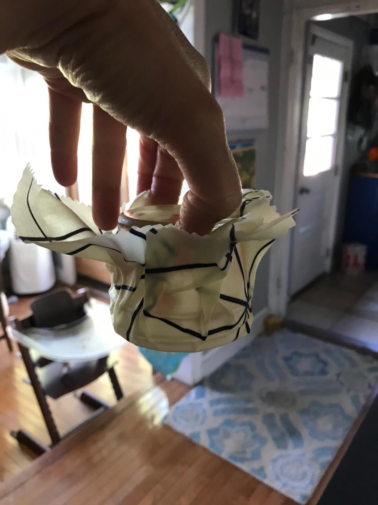 SUPERBEE Beeswax Wrap for Food, Set of 3 Bees Wax Wraps, Reusable for Wrapping Vegetables, Cheese Paper, Bowl Covers and Sandwich Wrapping Paper, Beeswax Food Wrap (Jungle) customer photo 1