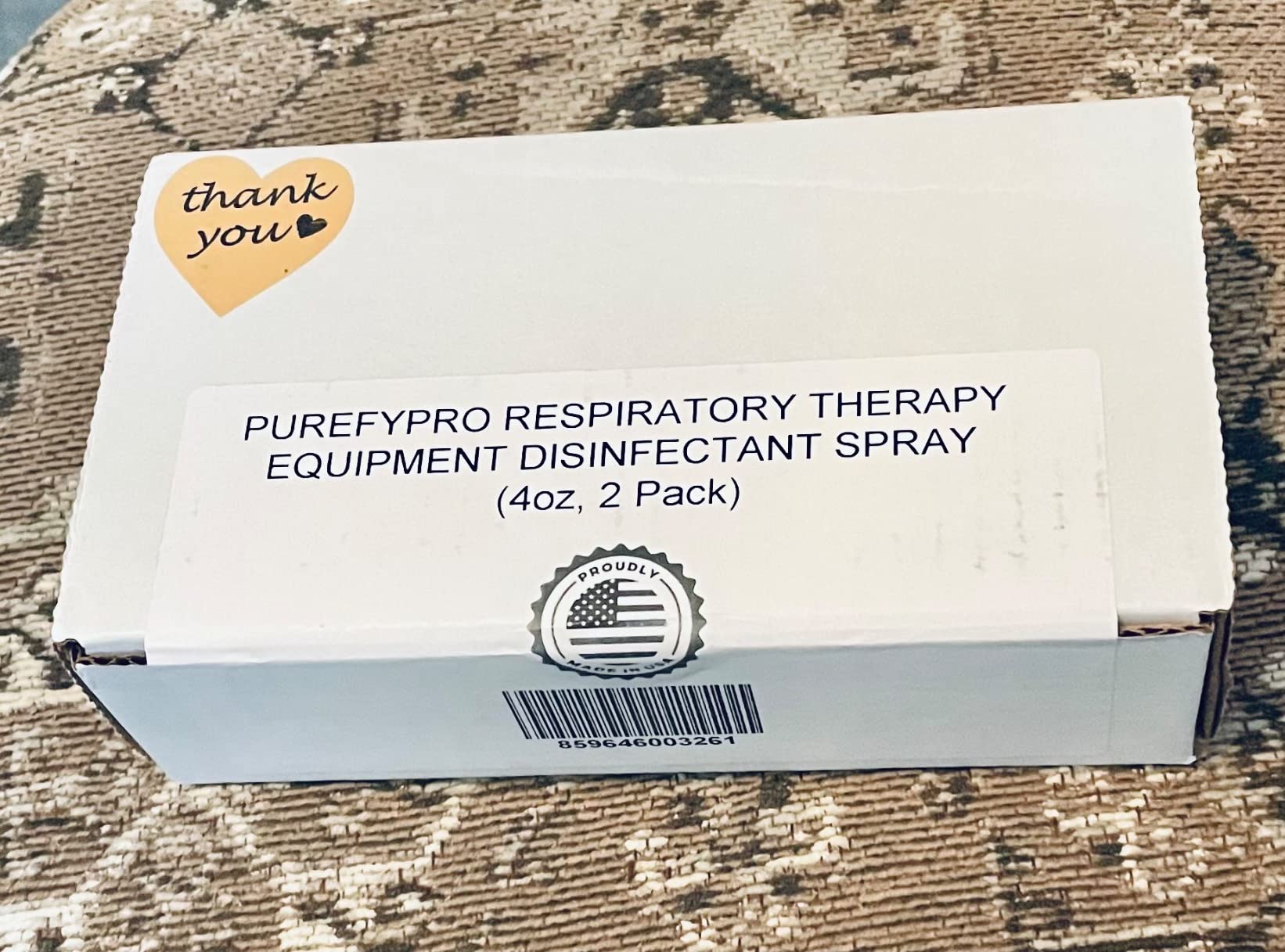 Purefypro CPAP Cleaner and Sanitizer Spray (4oz, 2pk) customer photo 1