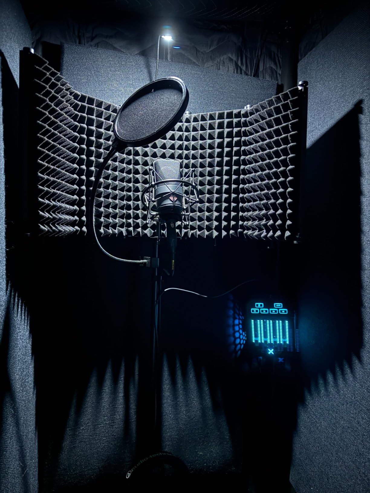 Snap Studio Portable Recording Booth | #1 Vocal Booth Rolling Stone | Record Crisp, Dry, Echo-Free Vocals at Home or On-The-Road | The Original & Best Studio Booth, Trusted By Singers & Voiceover customer photo 1
