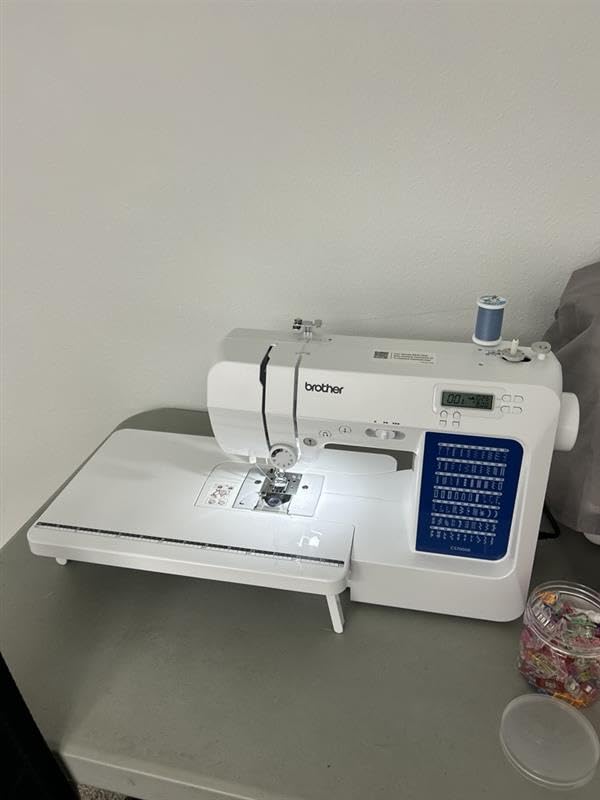 Brother CS7000X Computerized Sewing and Quilting Machine, 70 Built-in Stitches, LCD Display, Wide Table, 10 Included Feet, White customer photo 1