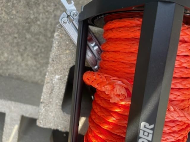 ZESUPER 9500 lb Load Capacity Electric Winch,12V Waterproof IP68 Winch with Wireless Handheld Remotes, Wired Switch,Hawse Fairlead, 80ft Synthetic Rope Winches for Jeep Trailer Truck Off-Road Vehicle customer photo 2