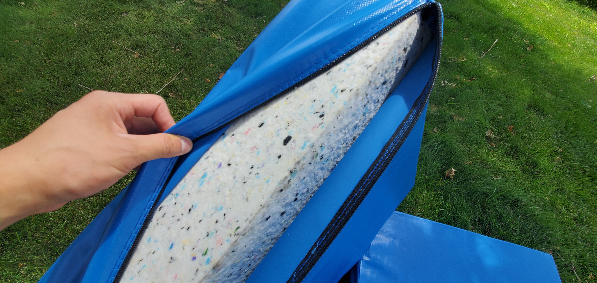 Yes4All Silencer Drop Pads/Weightlifting Drop Pads with PVC Cover & Easy Carry Handles - Sold in Pairs customer photo 1