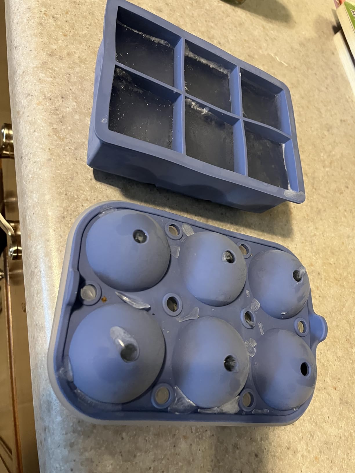 ROTTAY Ice Cube Trays (Set of 2), Sphere Ice Ball Maker with Lid & Large Square Ice Cube Maker for Whiskey, Cocktails customer photo 2