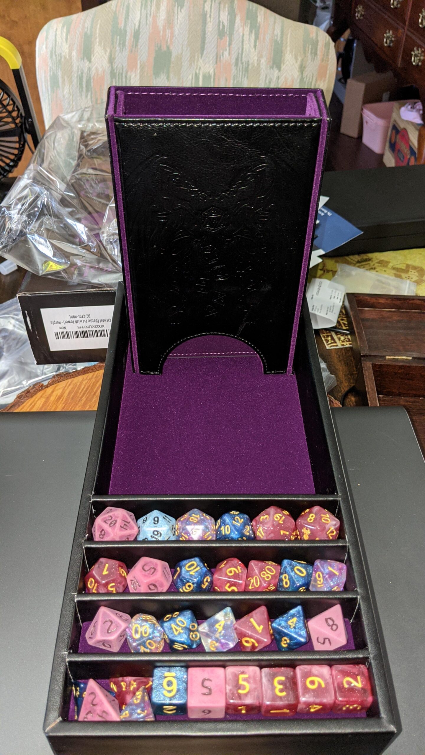 Forged Dice Co. Citadel Dice Tray and Tower - 3 in 1 Rolling Tray, Storage Box, and Removable Tower for DnD, RPG, and Tabletop Gaming customer photo 1