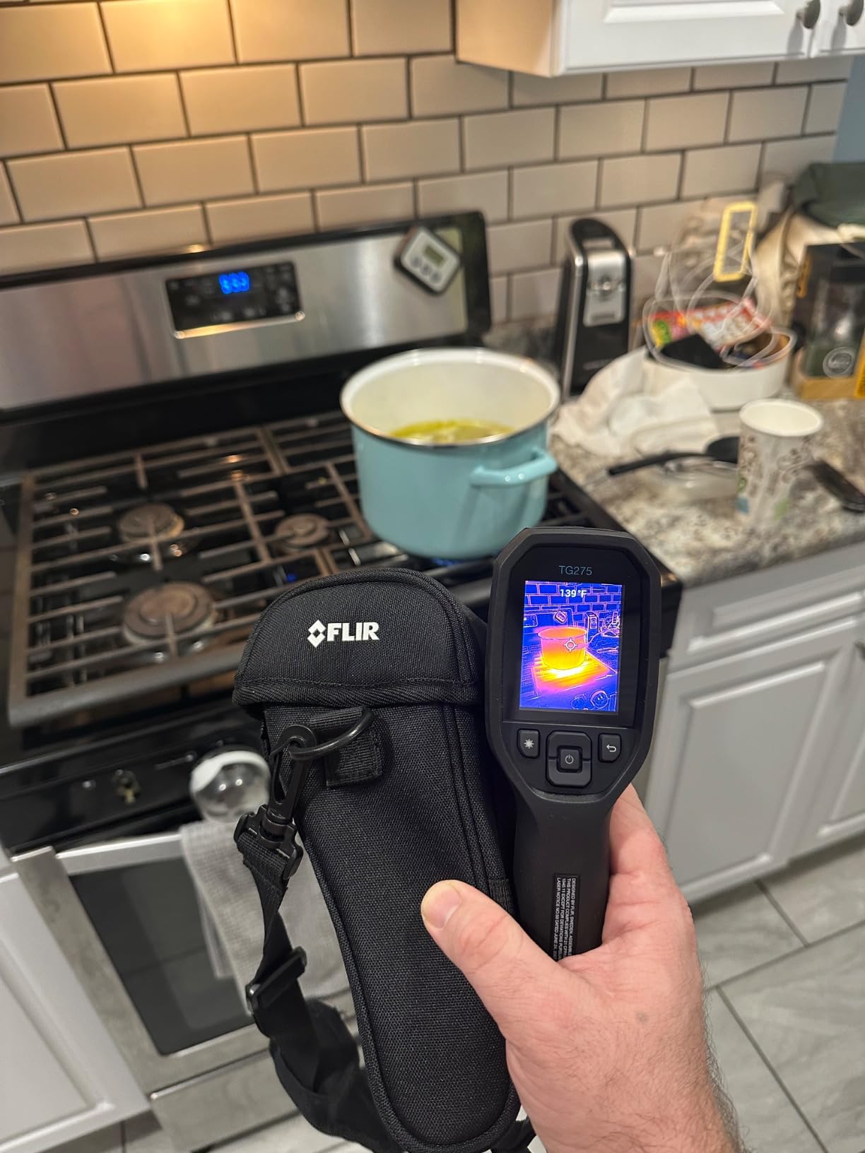 TG165-X Thermal Imaging Camera with Bullseye Laser: Commercial Grade Infrared Camera for Building Inspection, HVAC and Electrical customer photo 1
