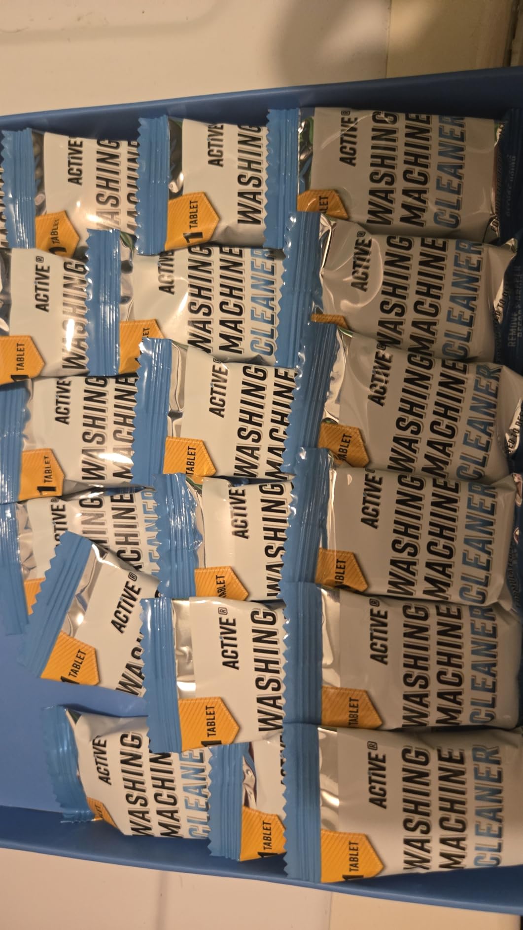 Washing Machine Cleaner Descaler 24 Pack - Deep Cleaning Tablets For HE Front Loader & Top Load Washer, Septic Safe Eco-Friendly Deodorizer, Clean Inside Drum and Laundry Tub Seal - 12 Month Supply customer photo 2