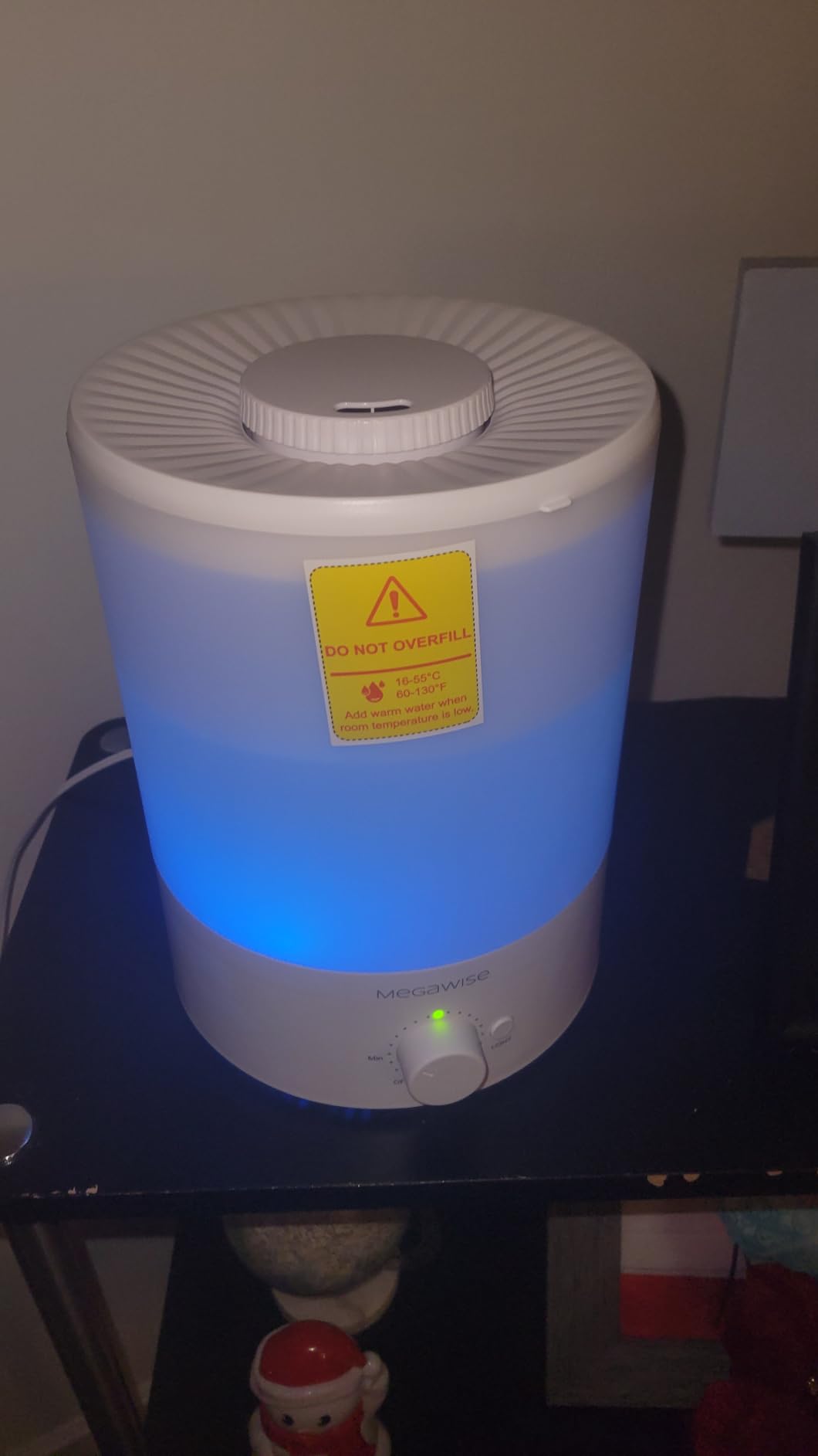 MegaWise Ultrasonic Cool Mist Humidifier SK7620 - 1.5L Capacity, Whisper-Quiet Operation, Adjustable Mist Output, Auto Shut-Off - Ideal for Home, Office, Baby Room, and Bedroom customer photo 1