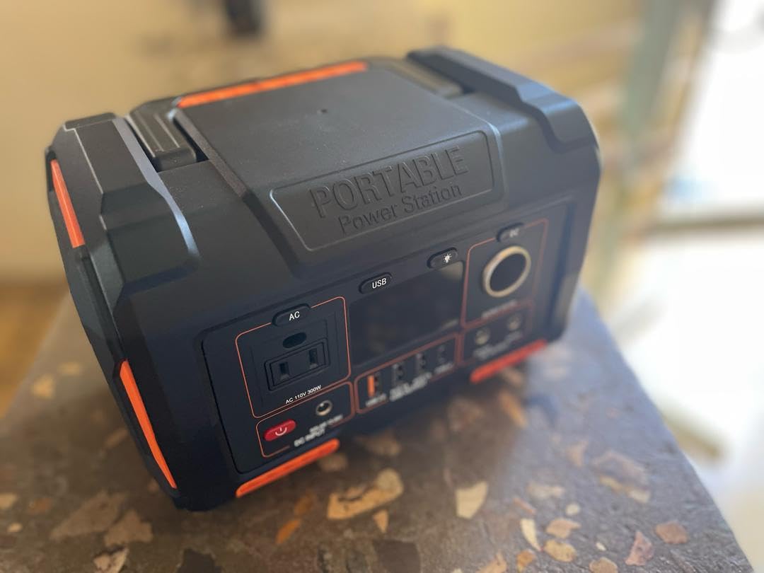 PROGENY 300W Portable Power Station, 299Wh/80818mAh Solar Generator, Regulated DC Output Backup Battery with Pass-Through Charging AC Outlet, Pure Sine Wave, LED Light Power Station for CPAP Camping customer photo 2