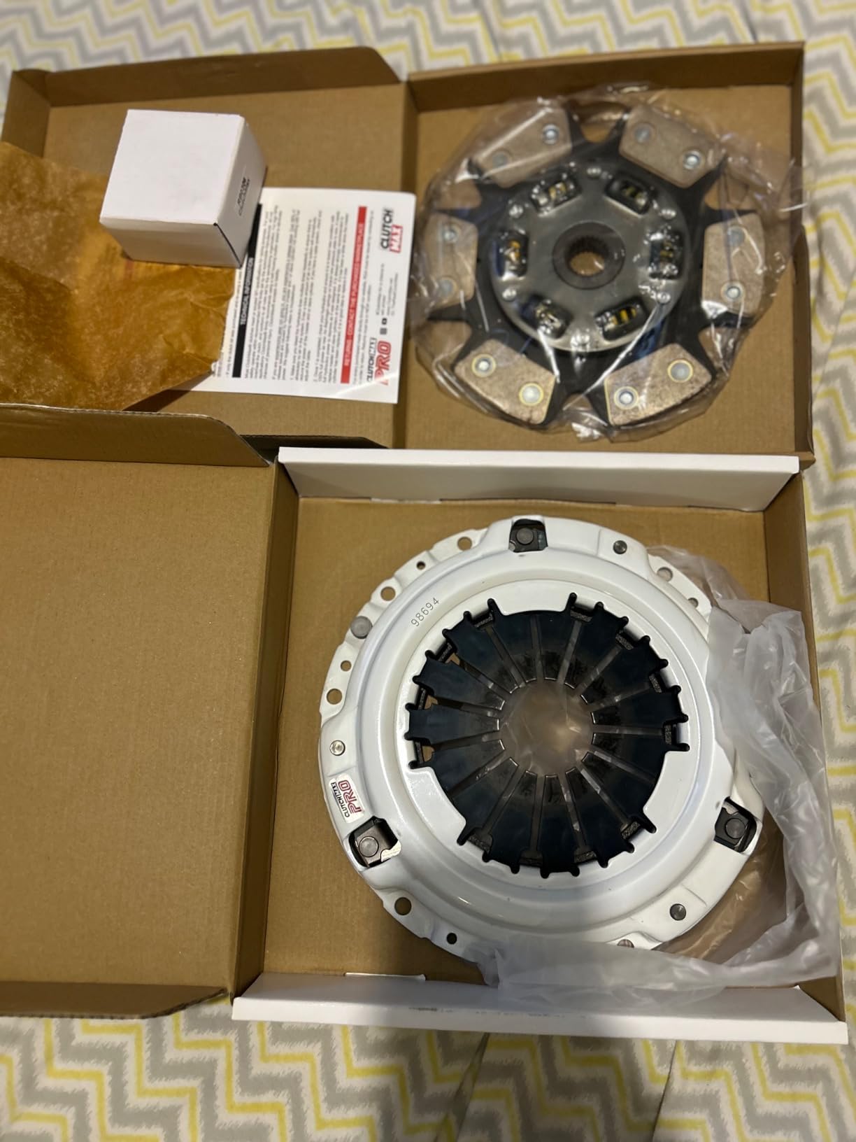 ClutchMaxPRO Performance Stage 4 Clutch Kit Compatible with 1994-2001 Acura Integra 1999-2000 Honda Civic Si 1994-1997 Civic Del Sol VTEC 1997-2001 CR-V B16 B18 B20 (CP08026HDC-ST4) customer photo 1