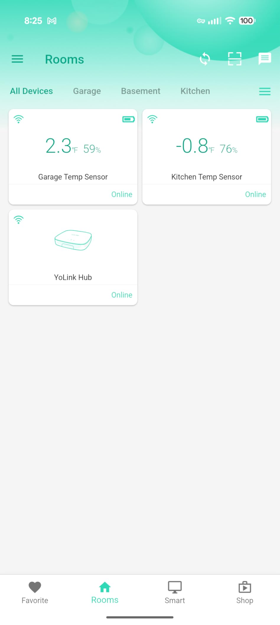 YoLink Smart Temp & Humidity Sensor, LoRa Long Range, 2 Year Battery, Indoor Monitoring for Wine Cellar, Bedroom, Nursery, Greenhouse, RV, with App, Email & SMS Alerts, Alexa IFTTT, 2 Pack + Hub customer photo 1