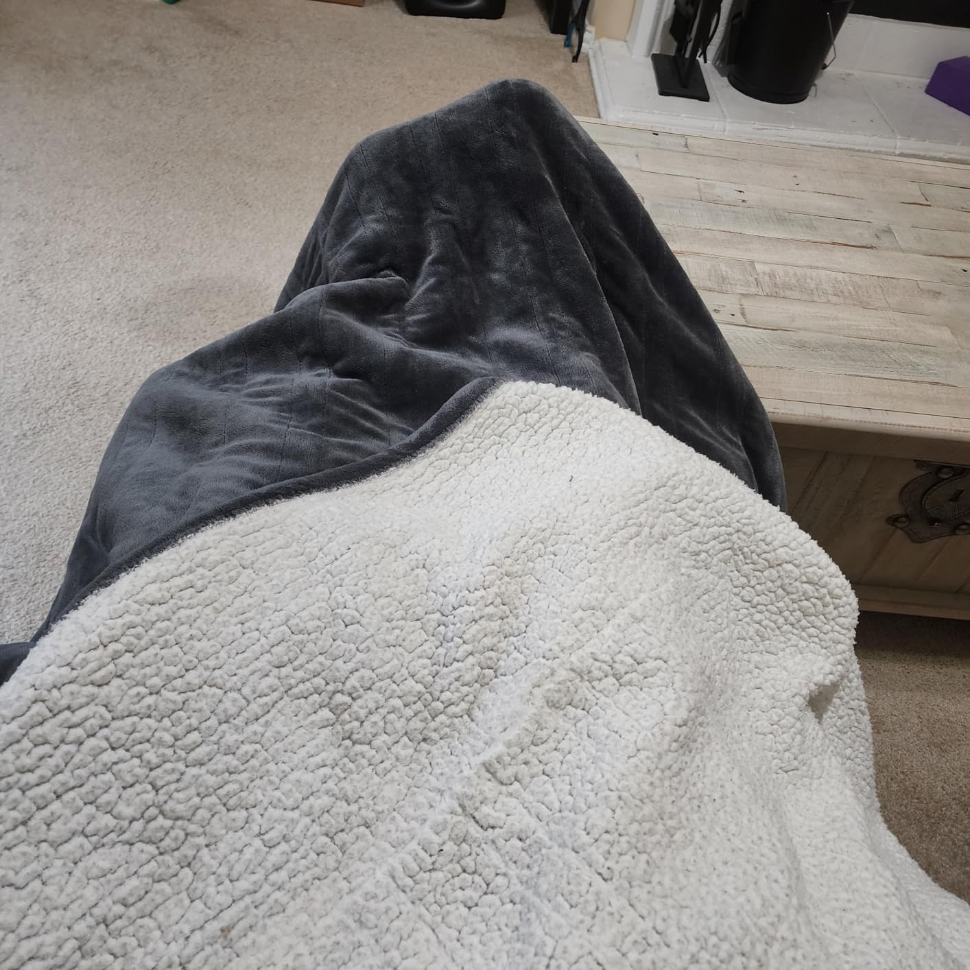 Westinghouse Electric Heated Blanket - Queen Size, Soft Flannel to Sherpa, 10 Heating Levels, 12 Hour Auto Off, Machine Washable, 84x90 Inch, Beige customer photo 2