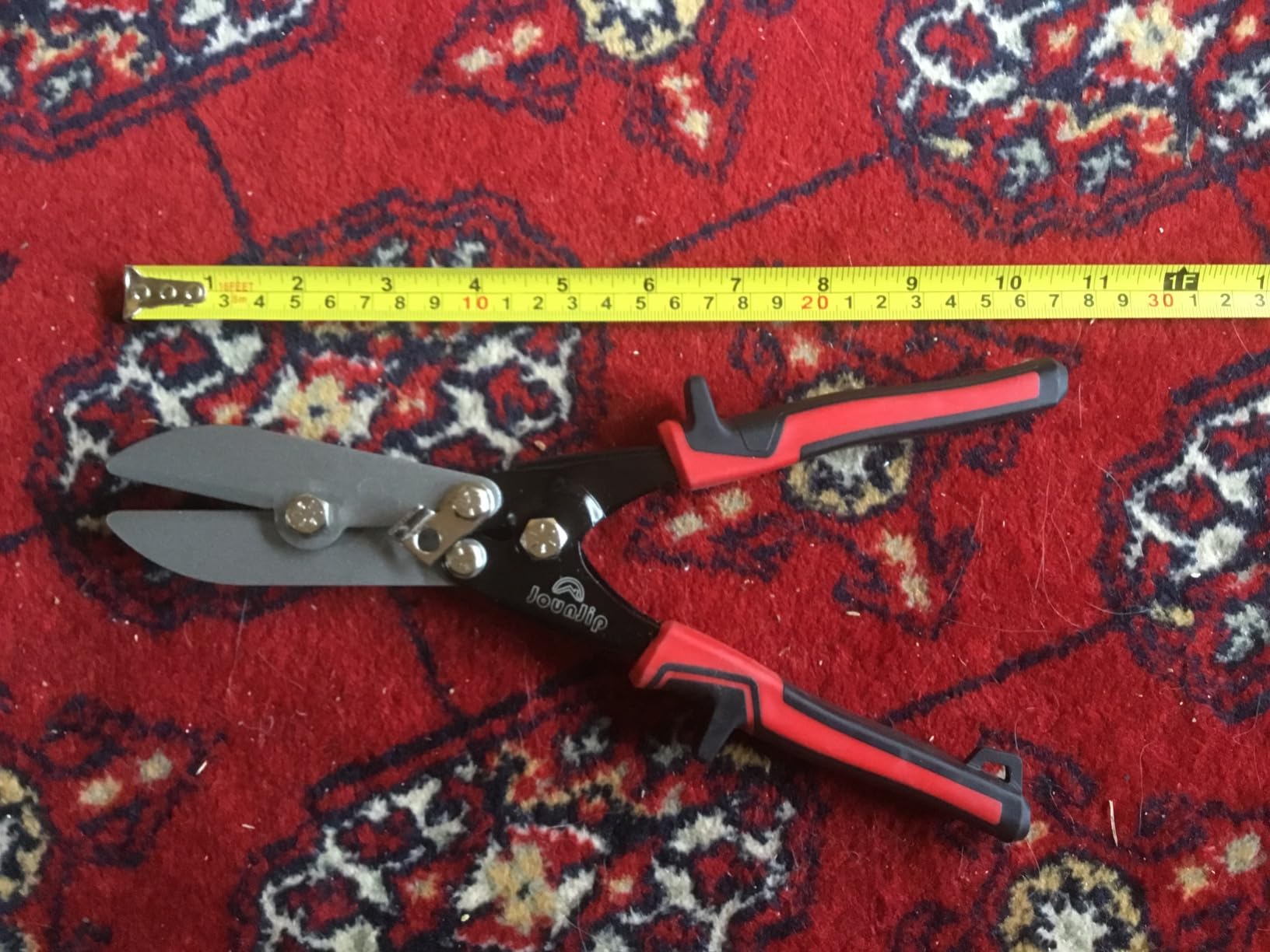 JOUNJIP 5-Blade Sheet Metal Crimper- Hand Crimper HVAC Tool for 24-28 Gauge Ductwork Downspout and Stove Pipe customer photo 1