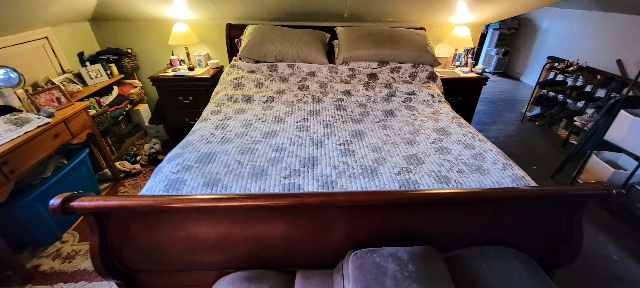 Sven & Son Platinum Adjustable Bed Base Frame Only, Head and Foot Lift, Lumbar Support, Head-Pillow-Tilt, Massage, Under-Bed Lights, USB - California King customer photo 2