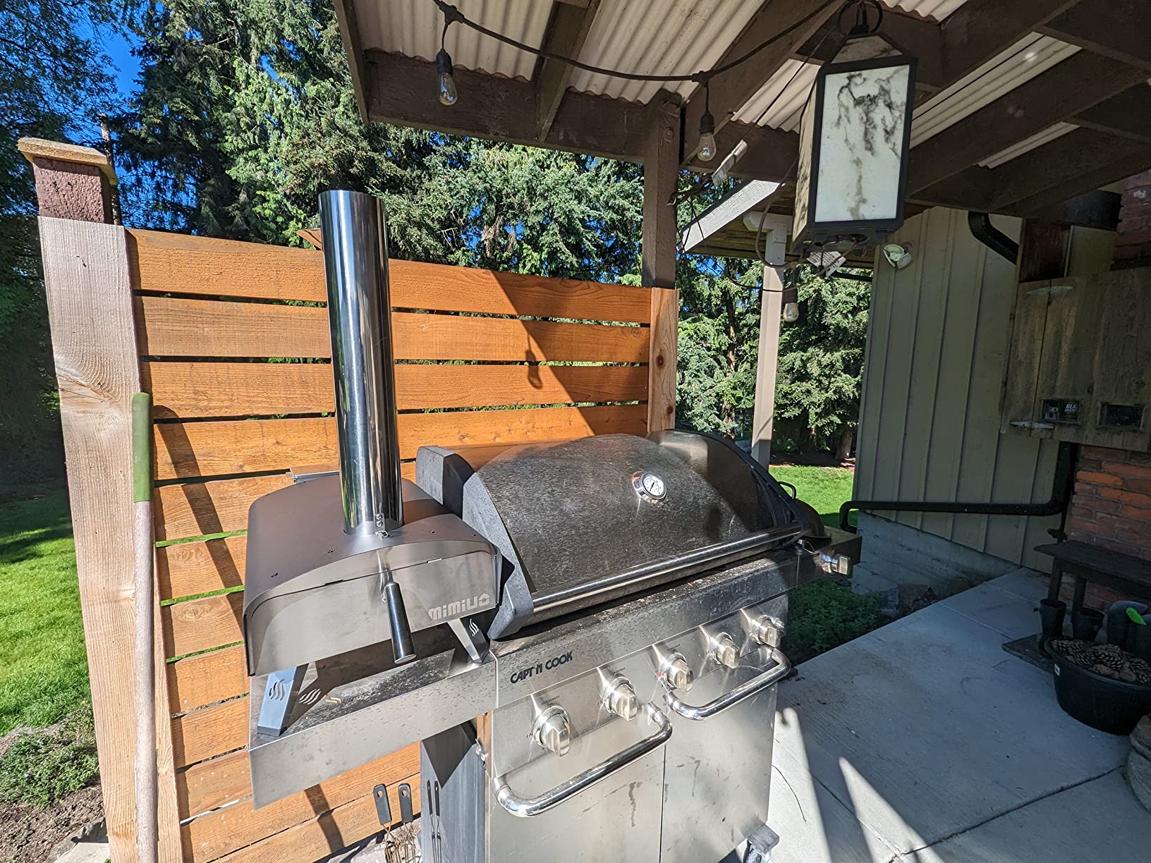Mimiuo Outdoor Pizza Oven Wood Pellet 12
