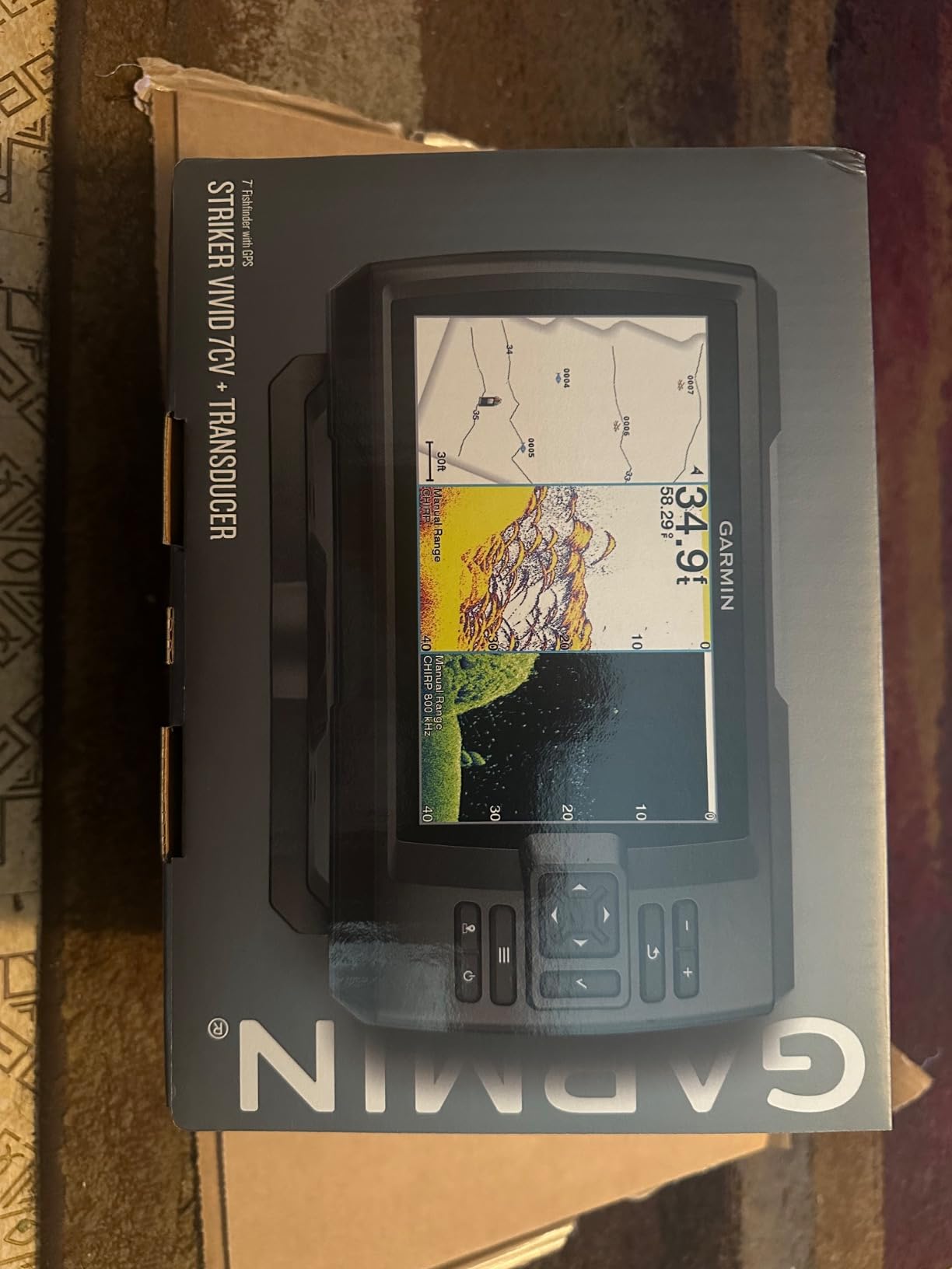 Garmin Striker Vivid 7cv, U.S. with GT20-TM Transducer - Easy-to-Use 7-inch Color Fishfinder and Sonar Transducer, Vivid Scanning Sonar Color Palettes customer photo 2