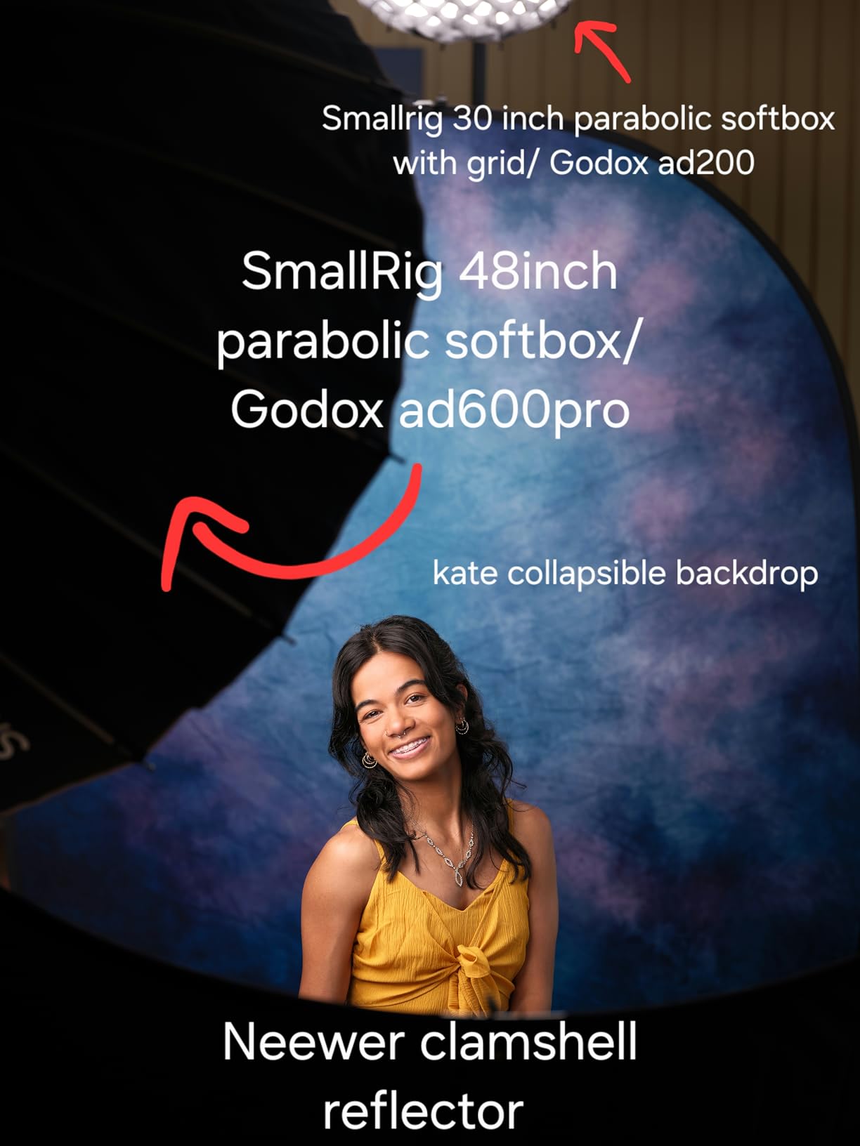 Kate 5x6.5ft Collapsible Backdrop Pop Up Backdrops, Double Sided Blue Screen and Gray Screen, 2 in 1 Collapsible and Reversible Background for Photography, YouTube Videos, and Live Streaming customer photo 2