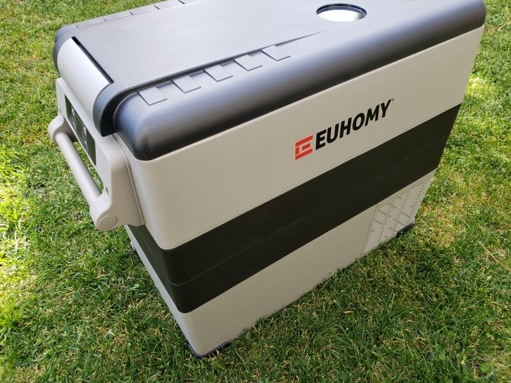 EUHOMY 12 Volt Refrigerator, 59QT(55L) Electric Cooler, 12V Fridge APP Control, 12V Cooler -4℉~68℉, Portable Freezer 12/24V DC 100-240V AC for Camping, Travel, Truck, Home customer photo 1