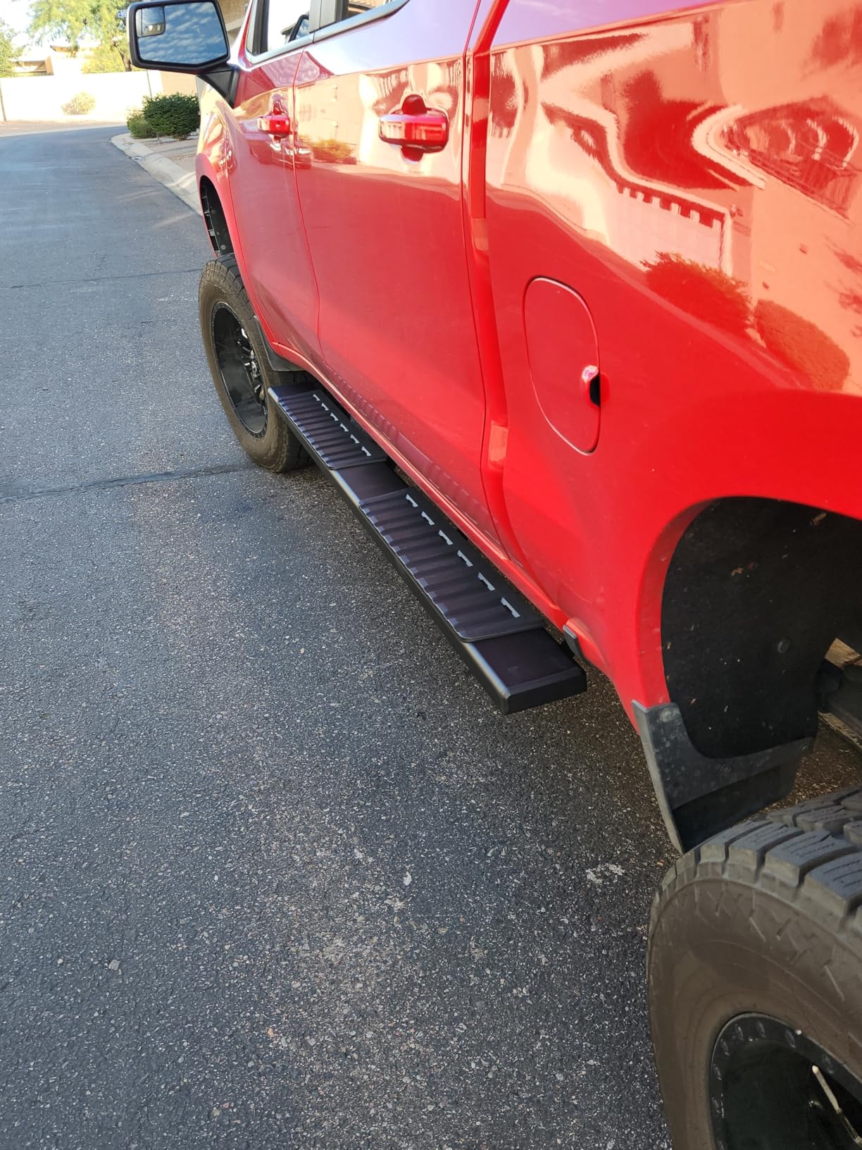 COMNOVA 6 Inches Running Boards& Steps Step Bars Compatible with 2019-2026 Chevy Silverado 1500, 2020-2026 Silverado/Sierra 2500HD 3500HD Crew Cab, A Pair Running Boards for Silverado Crew cab. customer photo 1