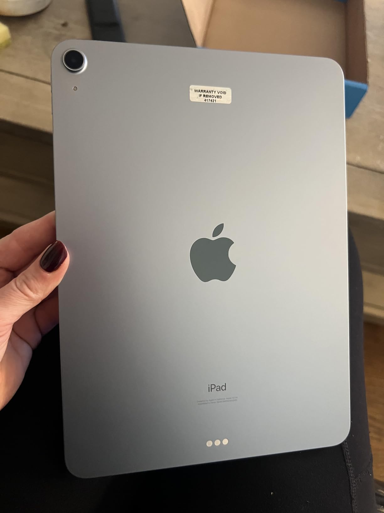 Apple iPad Air 2020 (10.9-inch, Wi-Fi, 64GB) - Space Gray (Renewed) customer photo 1