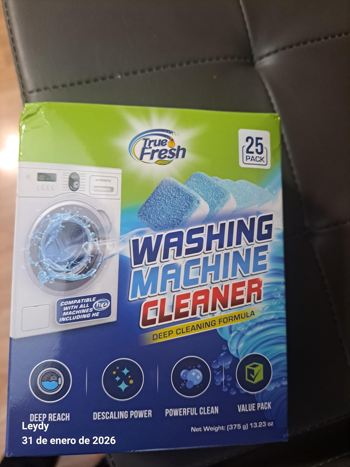 True Fresh Washing Machine Cleaner Tablets 25 Pack for Front Load Top Load customer photo 2