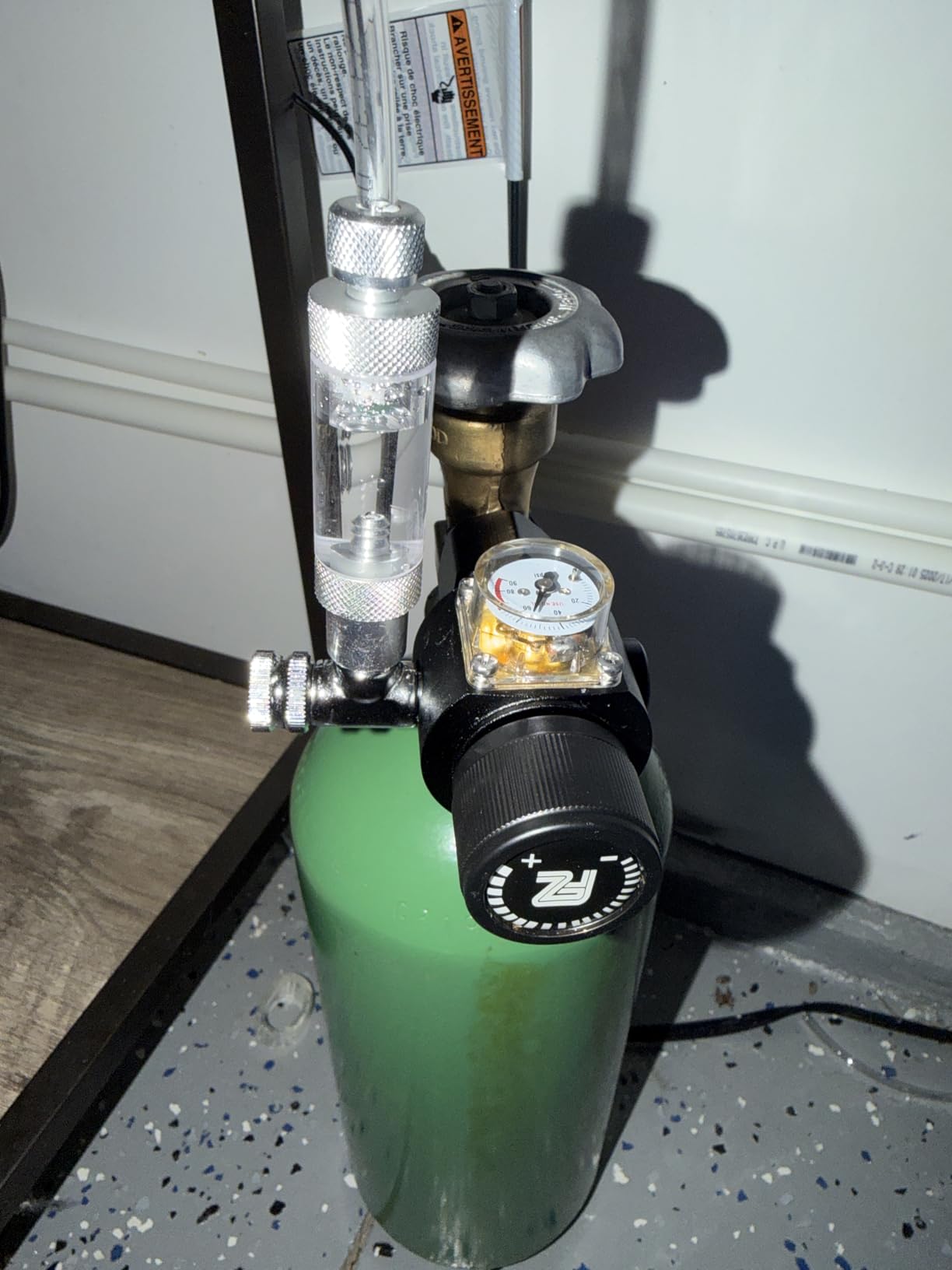 FZONE Aquarium CO2 Regulator Mini Series V3.0 Dual Stage with DC Solenoid and Bubble Counter Check Valve Compatible Paintball Tank customer photo 1