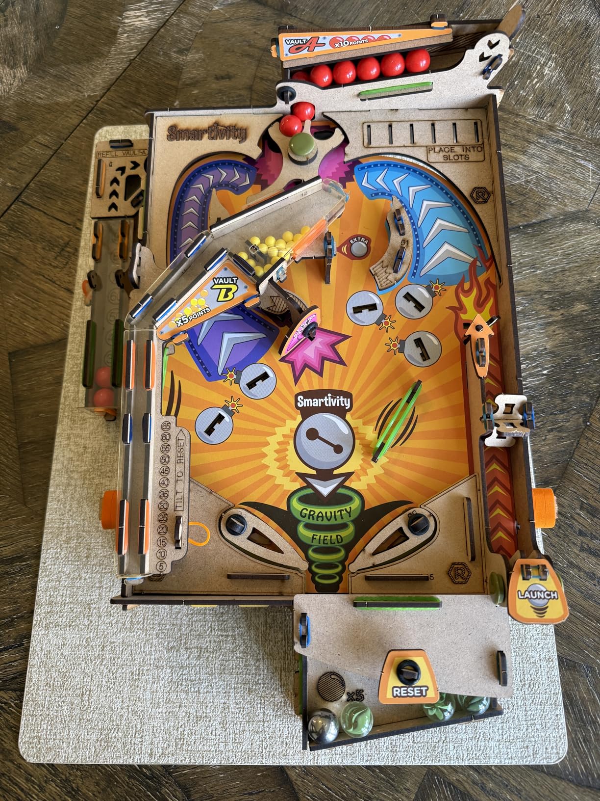 Smartivity DIY Pinball Machine for Kids 8-14 Years Old | Global Award Winning Arcade Game | Build Your Own Pinball I Birthday Gift for Smart Kids | STEM Toy for Boys & Girls customer photo 1