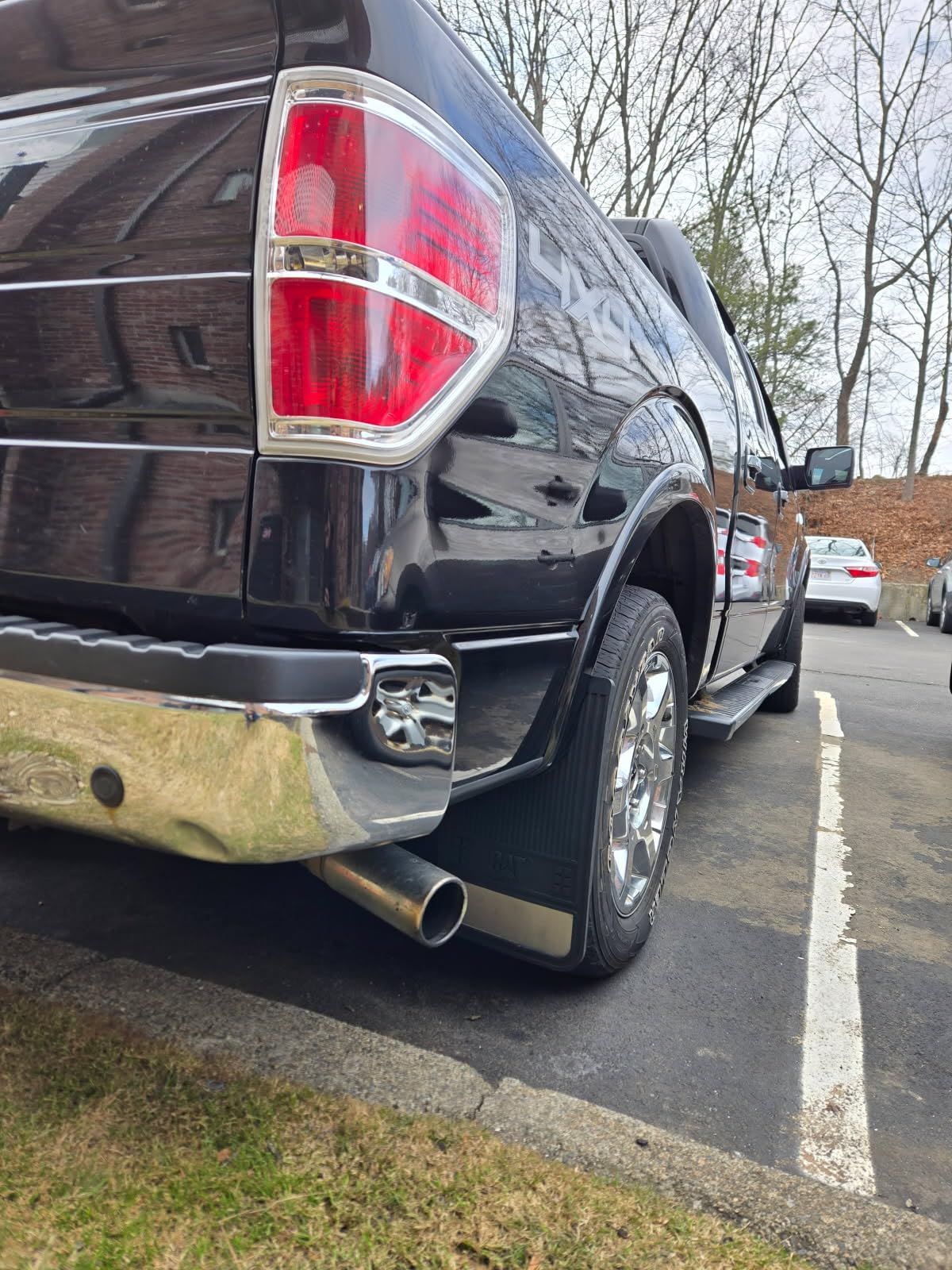 Cat Mud Flaps for Trucks - Heavy Duty Rubber Truck Accessories & Wheel Liner Mud Flaps for Pickup Trucks - Splash Guards for Front or Back Tires - Some Drilling Required customer photo 1