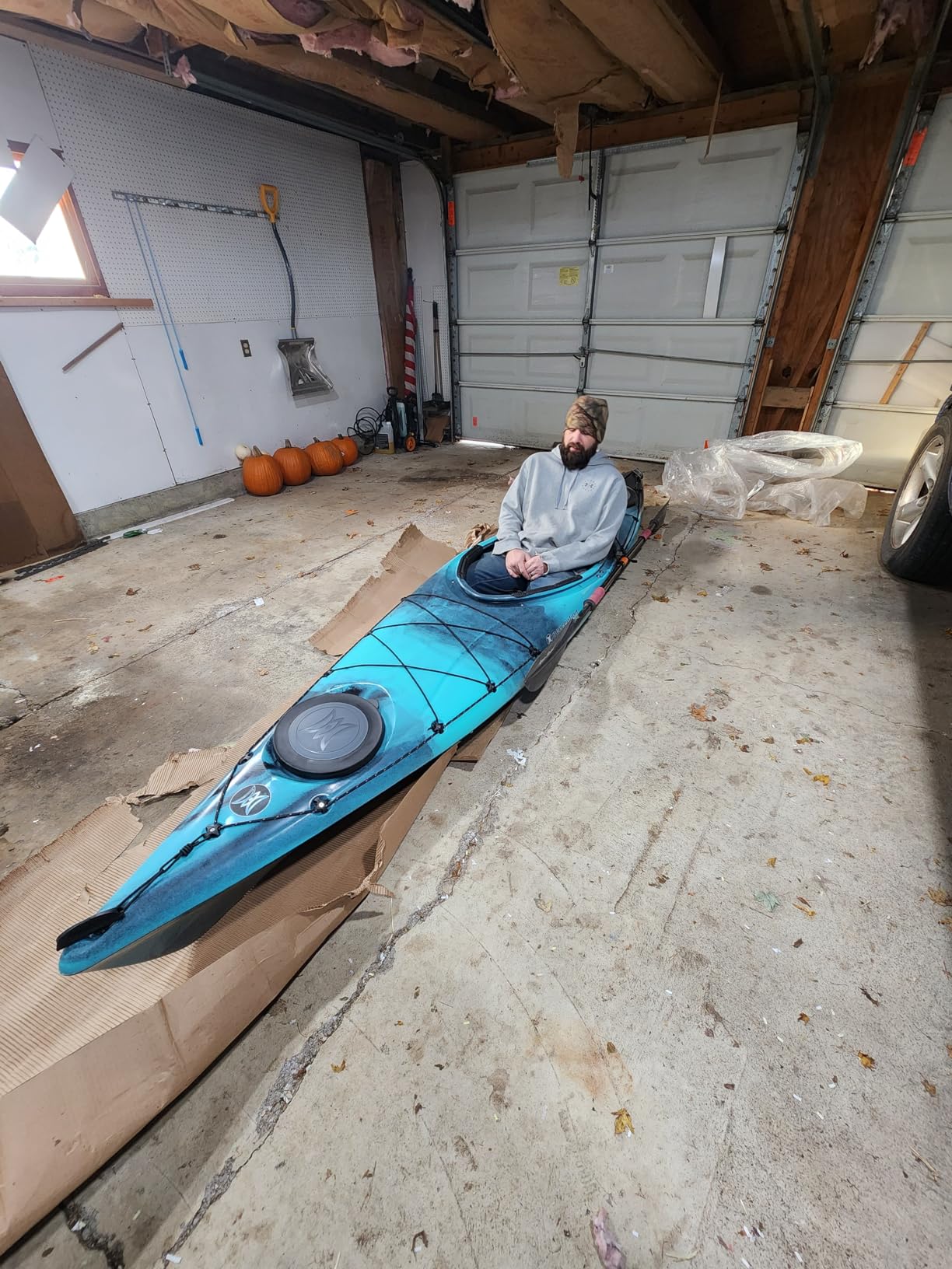 Perception Carolina 12 | Sit Inside Touring Kayak | Large Front and Rear Storage | 12' customer photo 2
