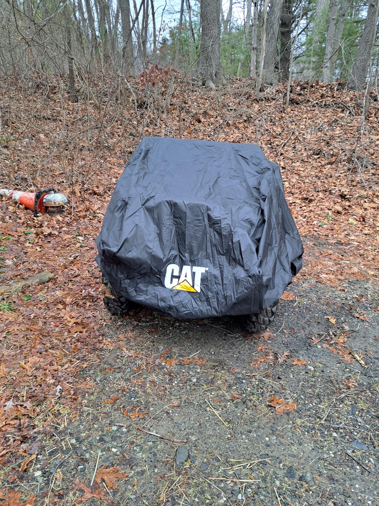 CAT MudShield ATV Cover Waterproof Heavy Duty Outdoors All Terrain Vehicle 4 Wheeler Accessories ATV Quad Cover Polaris ATV Cover Powersports for Can-Am Kawasaki Honda Four Wheeler Cover (XXL 102