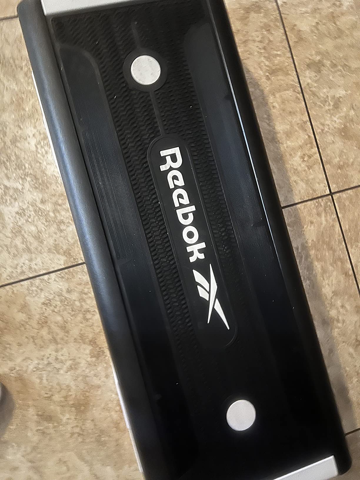 Reebok Fitness Multipurpose Adjustable Aerobic and Strength Training Workout Step Platform for HIIT, Cardio, and General Sessions customer photo 2