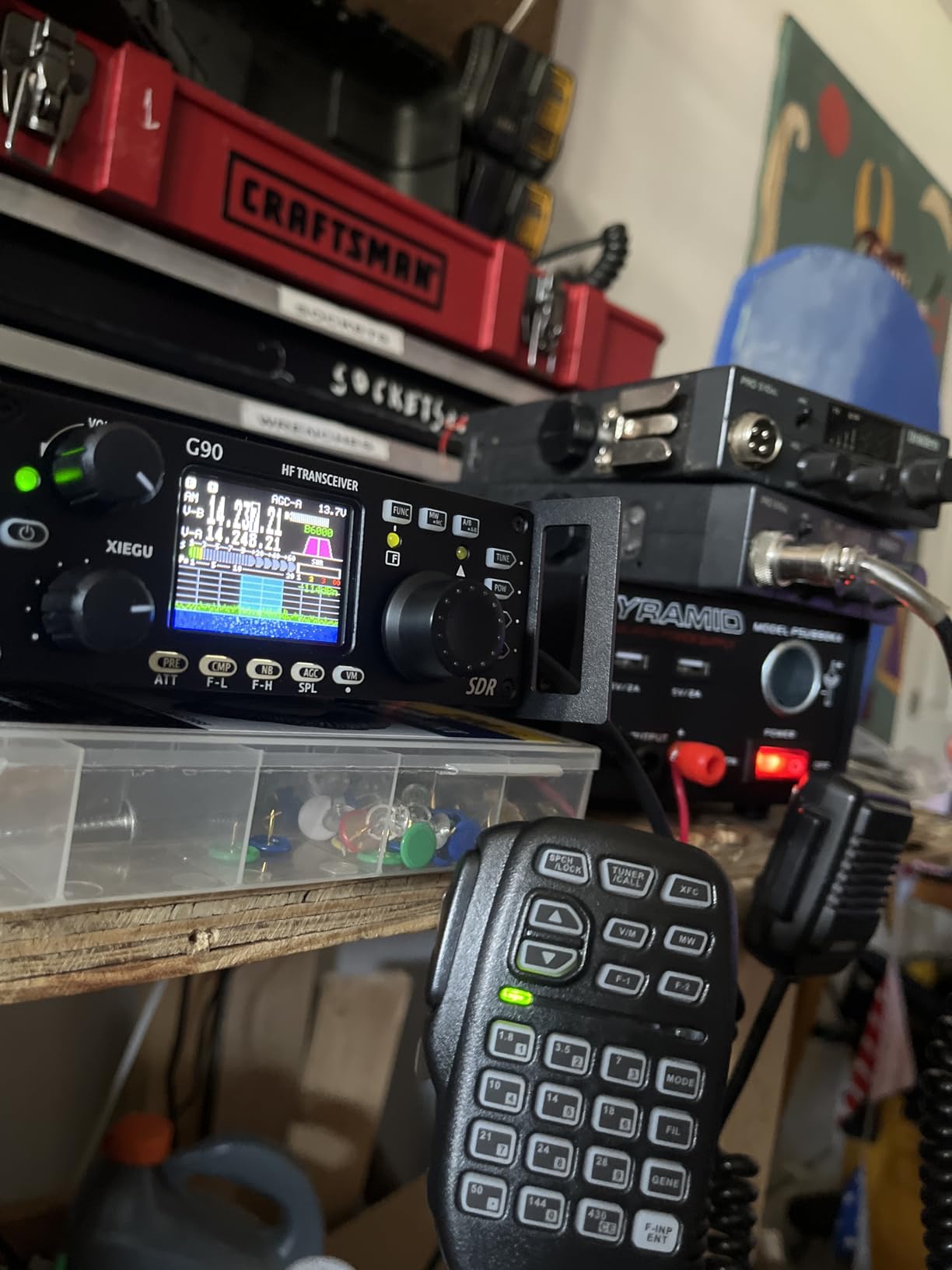 Xiegu G90 HF Radio Transceiver 20W SSB/CW/AM/FM SDR Structure with Built-in Auto Antenna Tuner customer photo 3