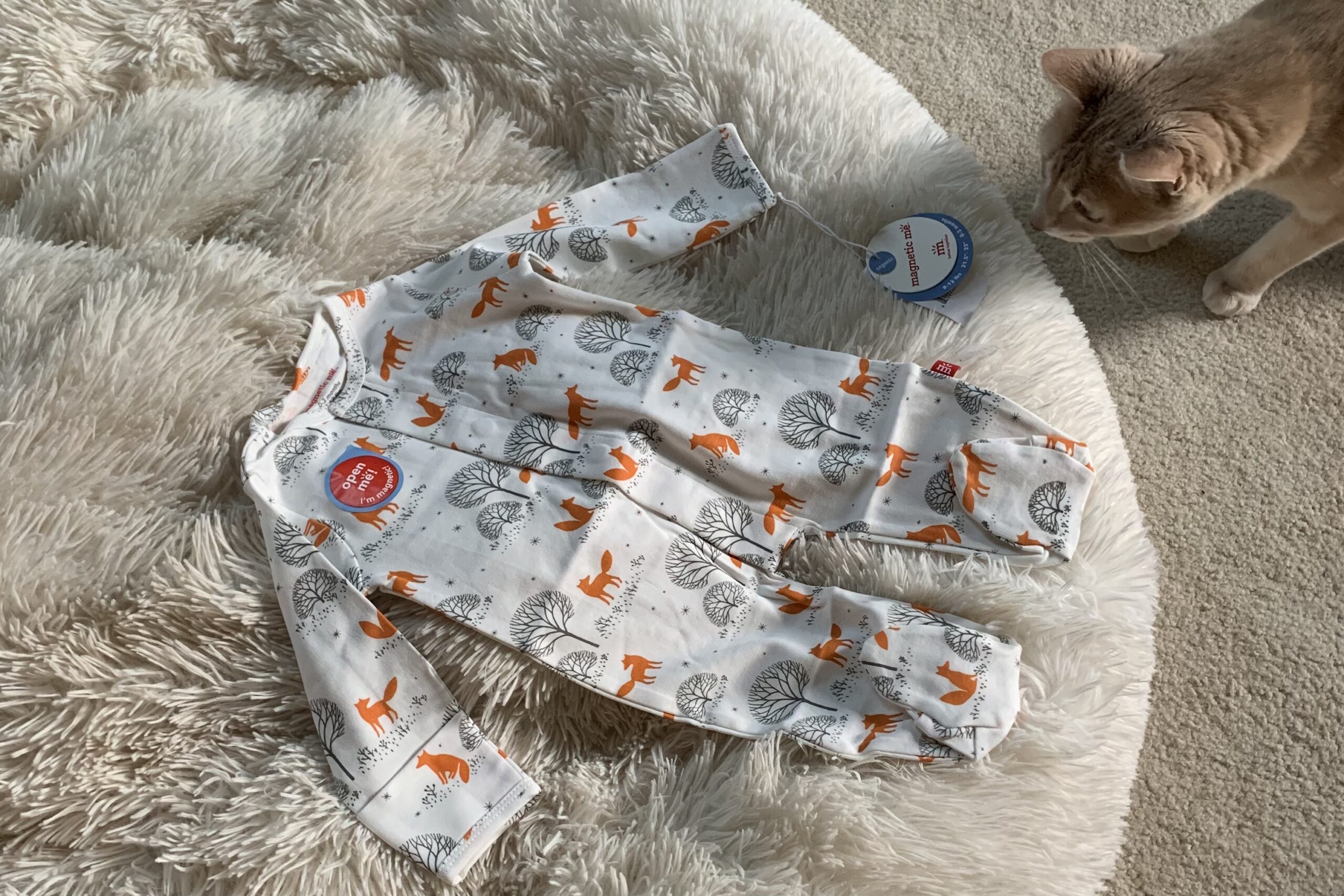 100% Organic Cotton Magnetic Baby Footie Pajamas | Super Soft Cotton Fabric | Available in PRE - 24M customer photo 1
