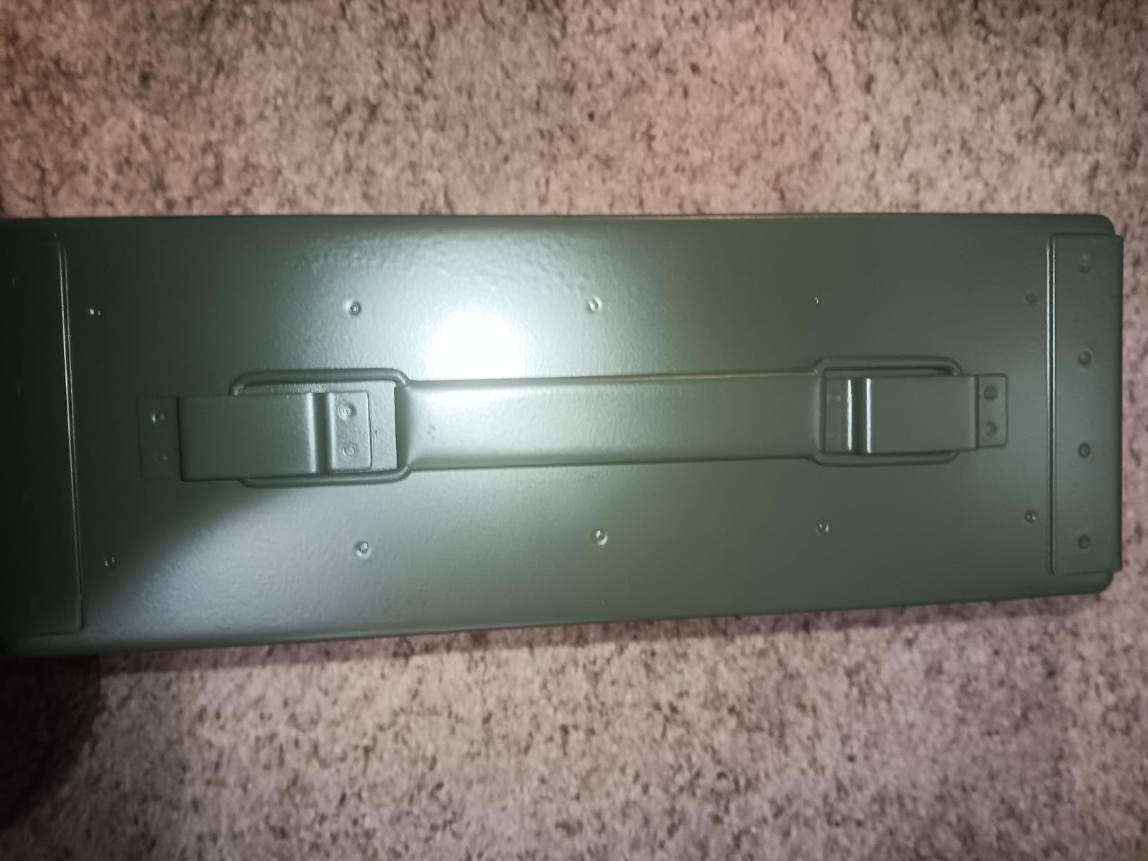 GUGULUZA Metal Ammo Can 30/50 Cal, Lockable Bullet Storage Case, Waterproof & Airtight Containers Box with Flip Top for Long-Term Storage Shotgun, Rifles, Pistols Ammunition customer photo 2