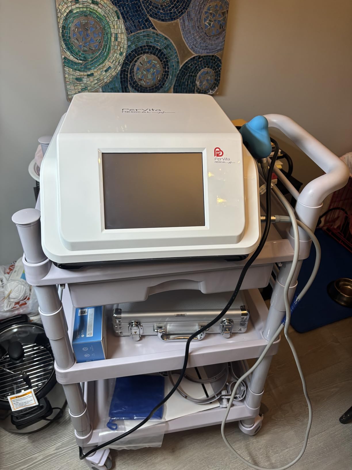 PerVita Medical Extracorporeal Shock Wave Therapy ESWT Machine for Joint and Muscle Pain Relief, Muscle and Bone Tissue Regeneration, Painless, Non-Invasive, No Side Effects, PSP20 customer photo 1