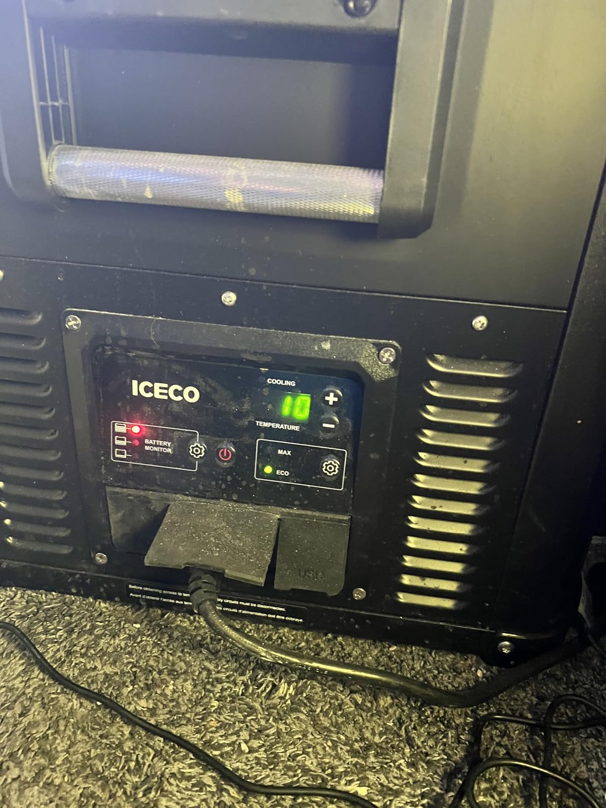 ICECO VL75 ProD Portable Refrigerator, Multi-directional Lid, Dual USB & DC 12/24V, AC 110-240V, 75L Dual Zone Steel Compact Refrigerator Powered by SECOP, 0℉ to 50℉, Home & Car Use [Upgrade] customer photo 2