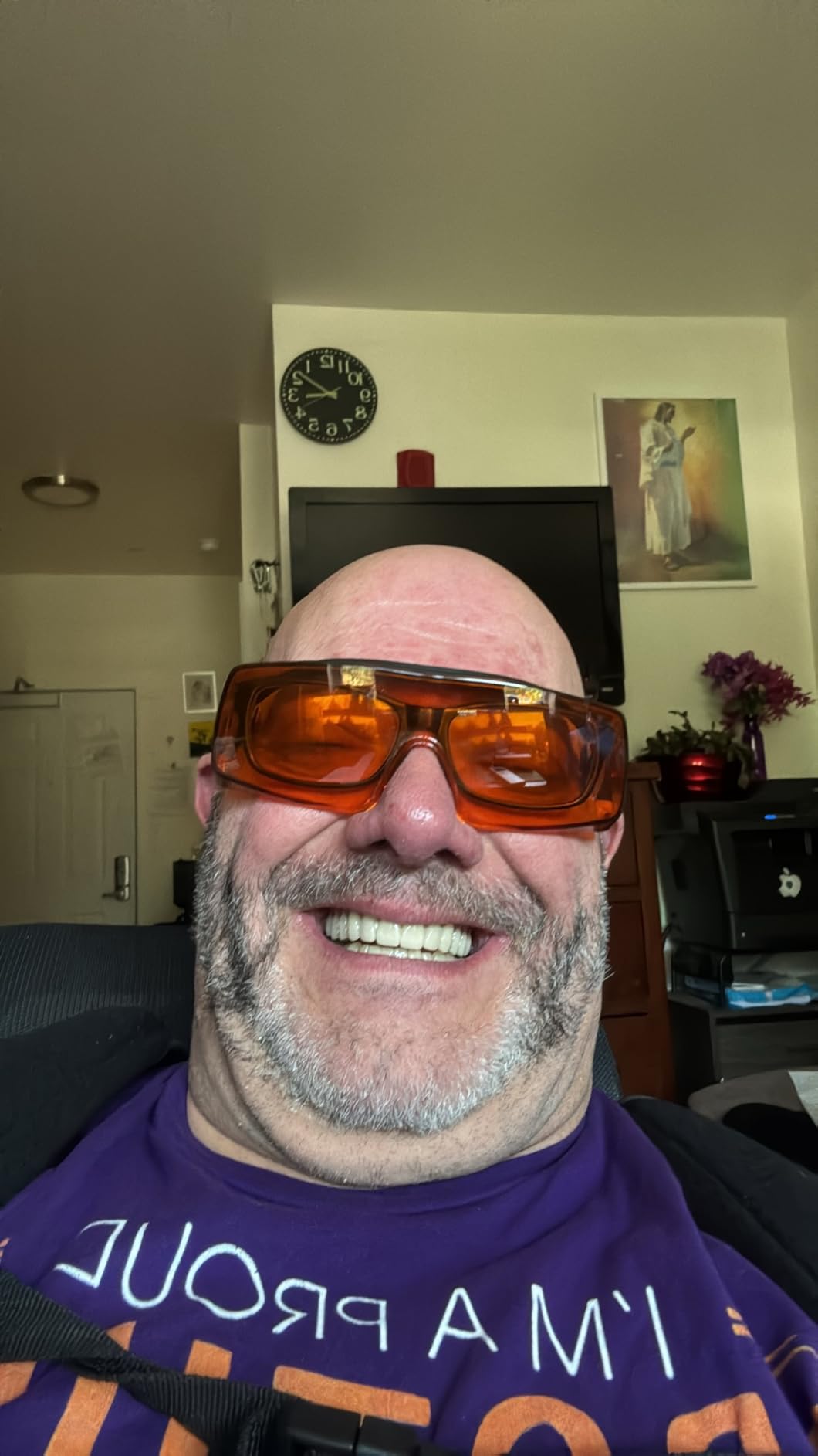 NoCry Blue Light Blocking Safety Glasses Over Eyeglasses with 100% UV Protection - UV Light Protection with Anti-Fog & Anti-Scratch Lenses; ANSI Z87.1 Certified customer photo 2