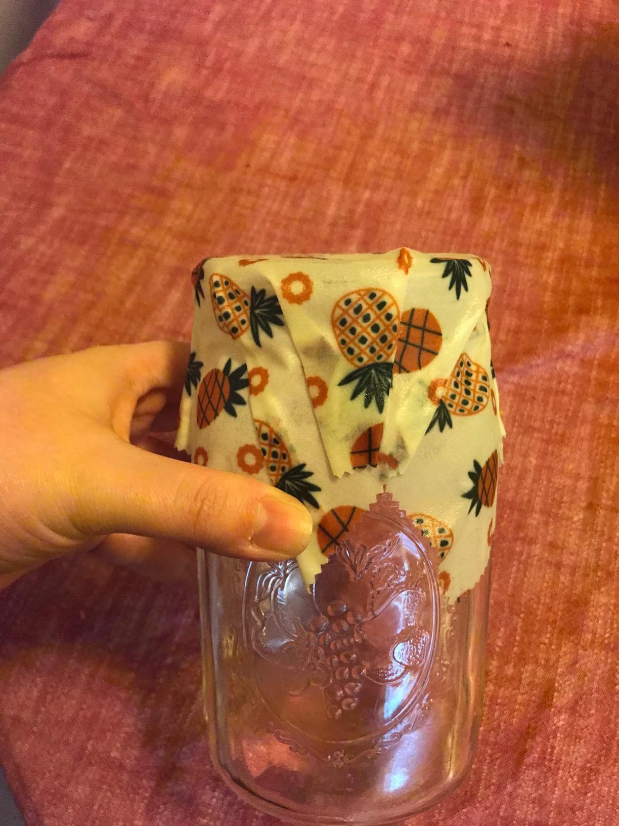 Trifecta Living Co. Versatile Beeswax Wraps, Set of 7-Fresh Food Keeper, Durable & Easily Cleaned, Sustainable Step Towards a Zero-Waste Kitchen, Unique Designs (Honeycomb, Lemon, Tropical Animals) customer photo 1